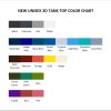tank top color chart - Kygo Store